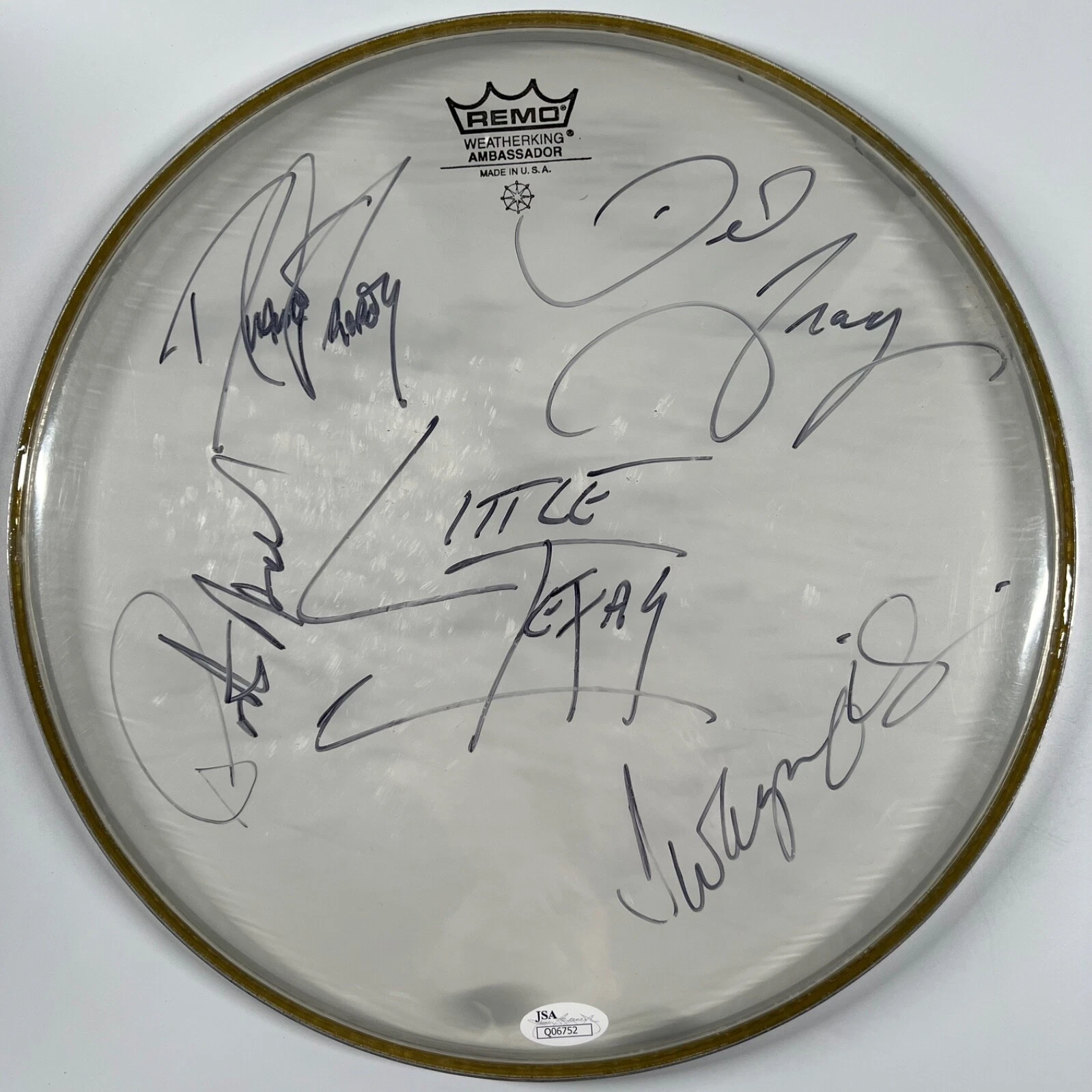 Little Texas Autograph Fully Signed Drum Head JSA COA Drumhead Stage Played