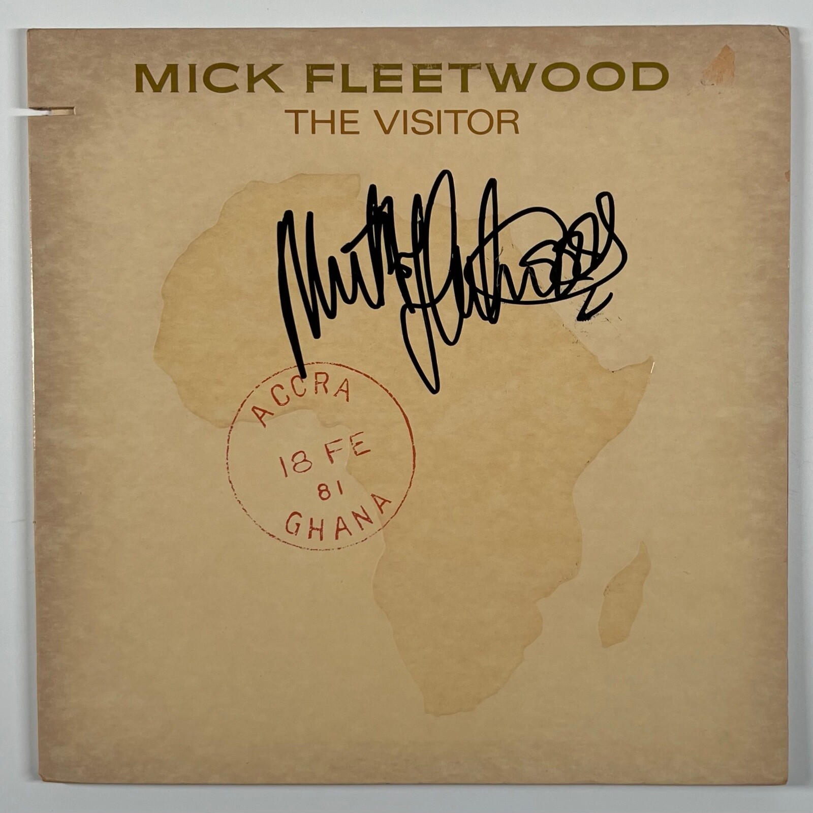 Mick Fleetwood JSA Signed Autograph Record Vinyl The Visitor