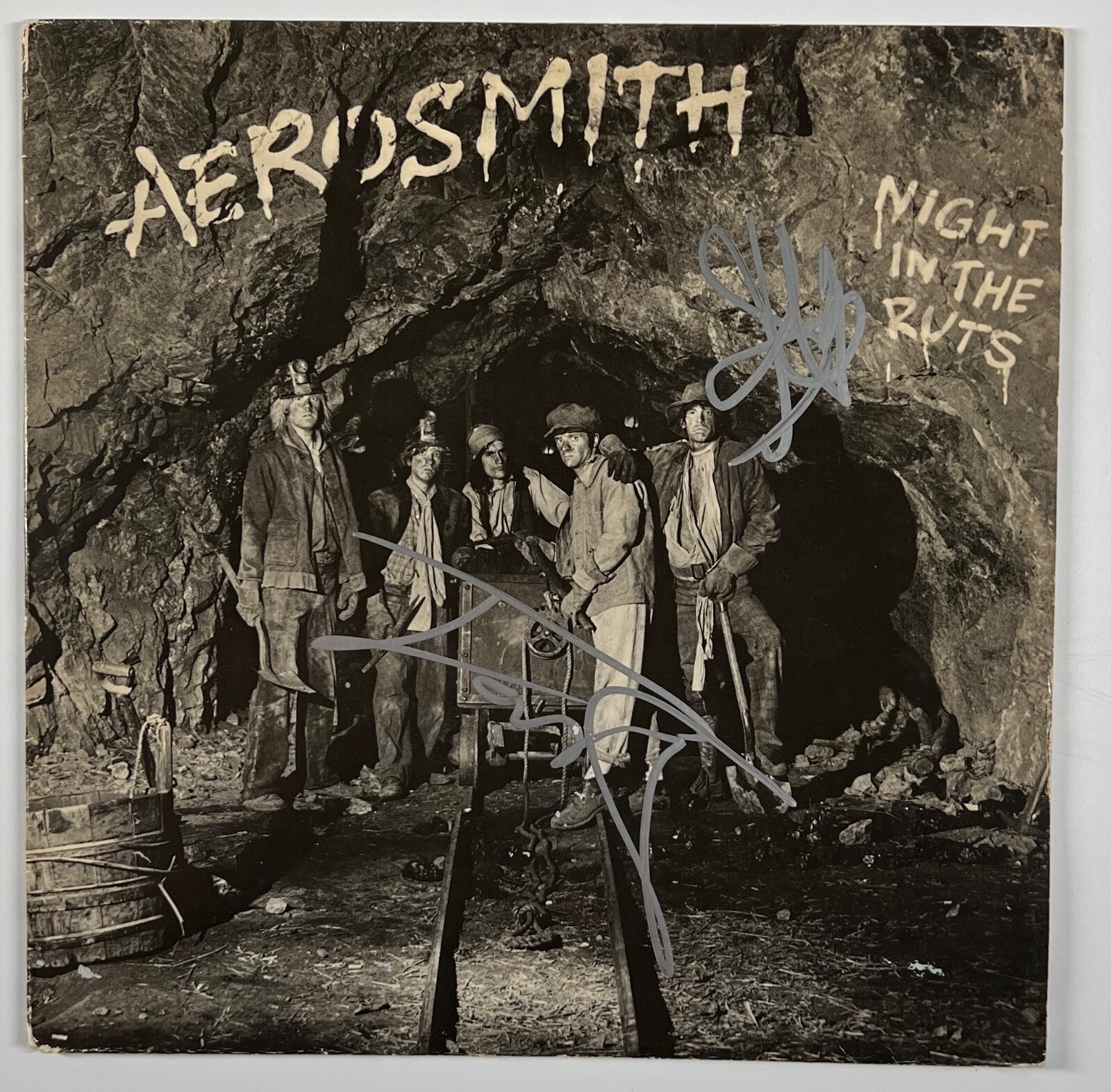 Aerosmith JSA Signed Autograph Record Vinyl Nigh In The Ruts
