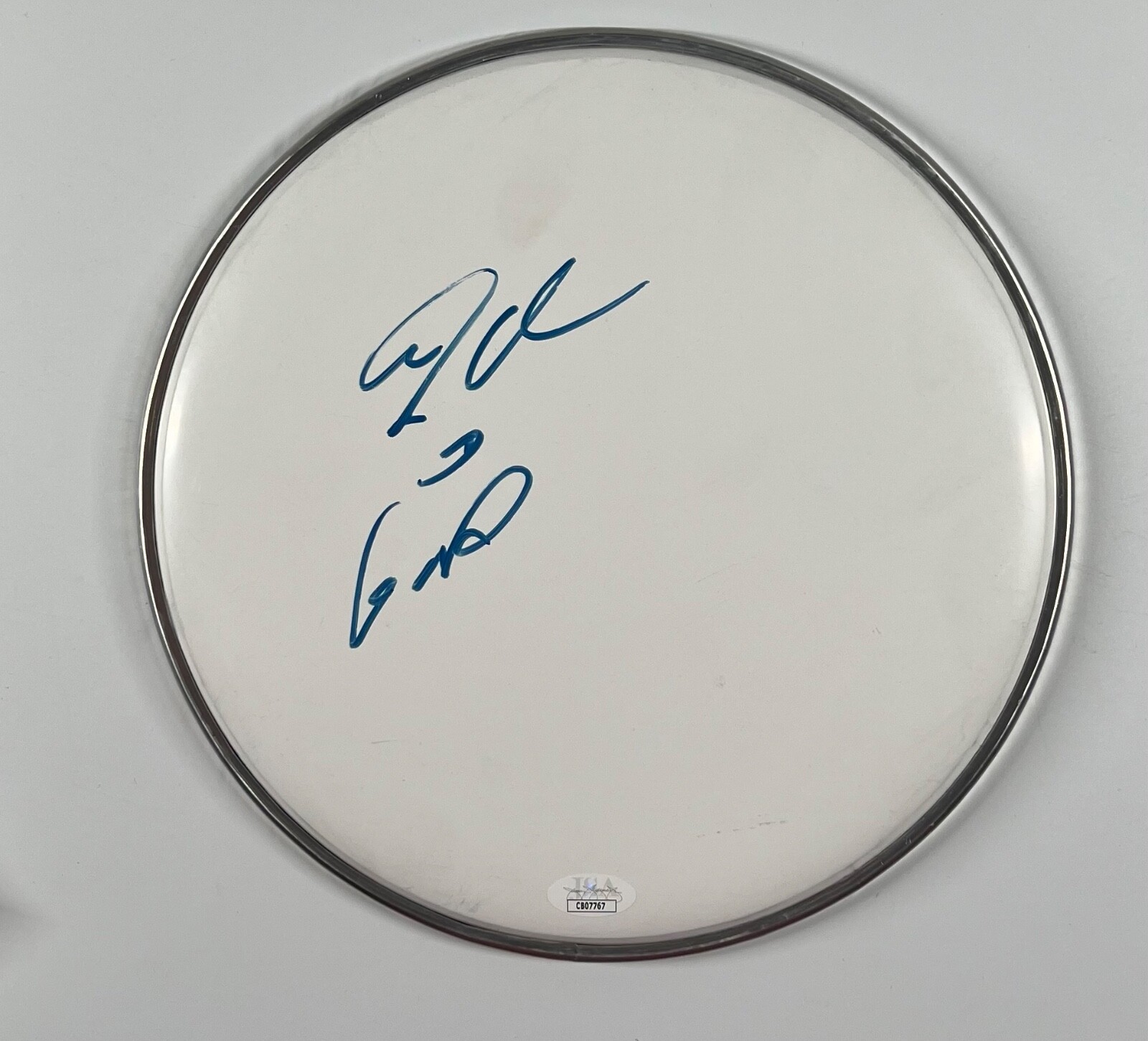STEVEN ALDER GUNS N ROSES JSA SIGNED AUTOGRAPH DRUMHEAD COLLECTIBLE MEMORABILIA