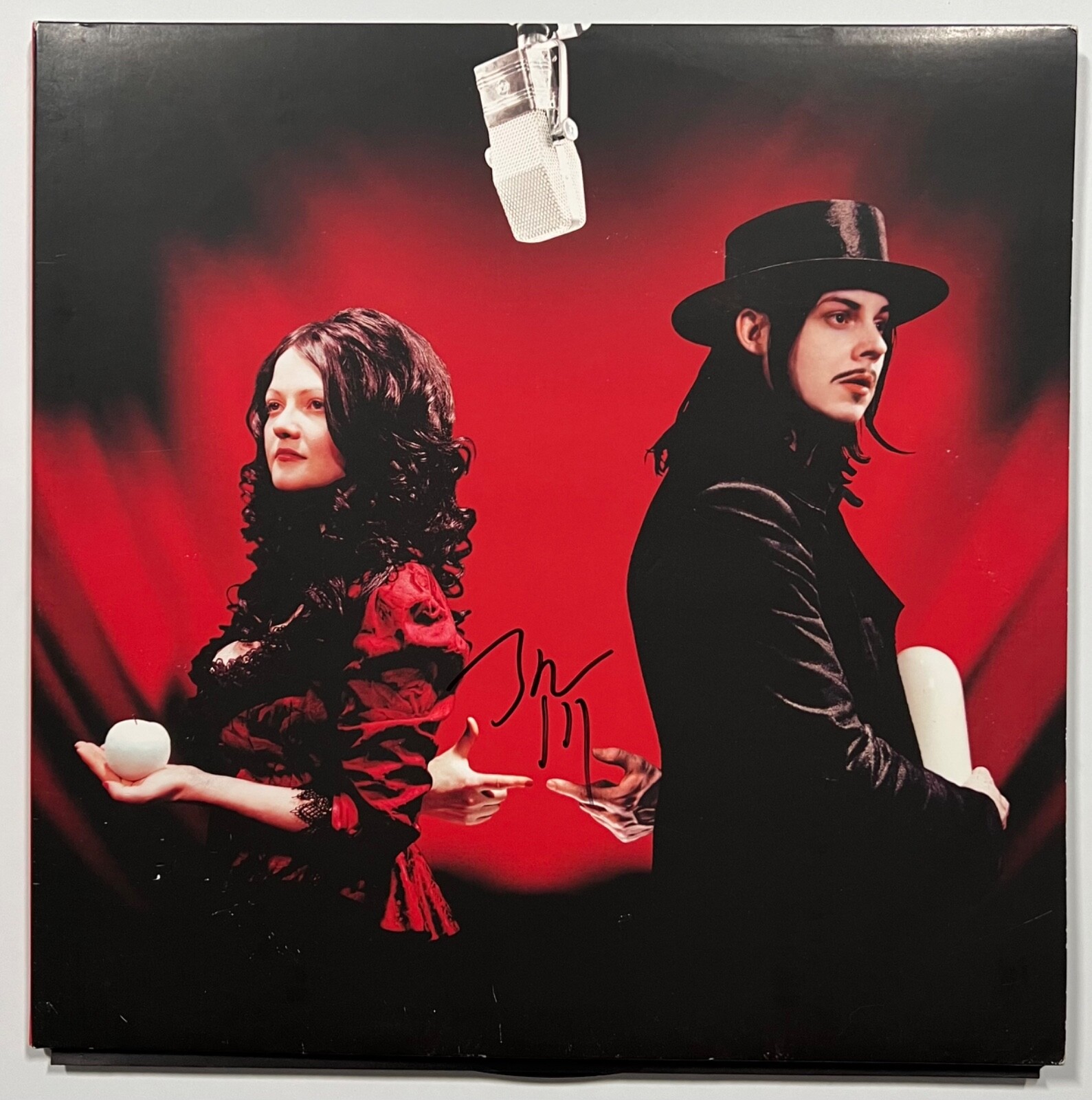 Jack White ACOA Signed Autograph Record Album Vinyl The White Stripes Get Behind