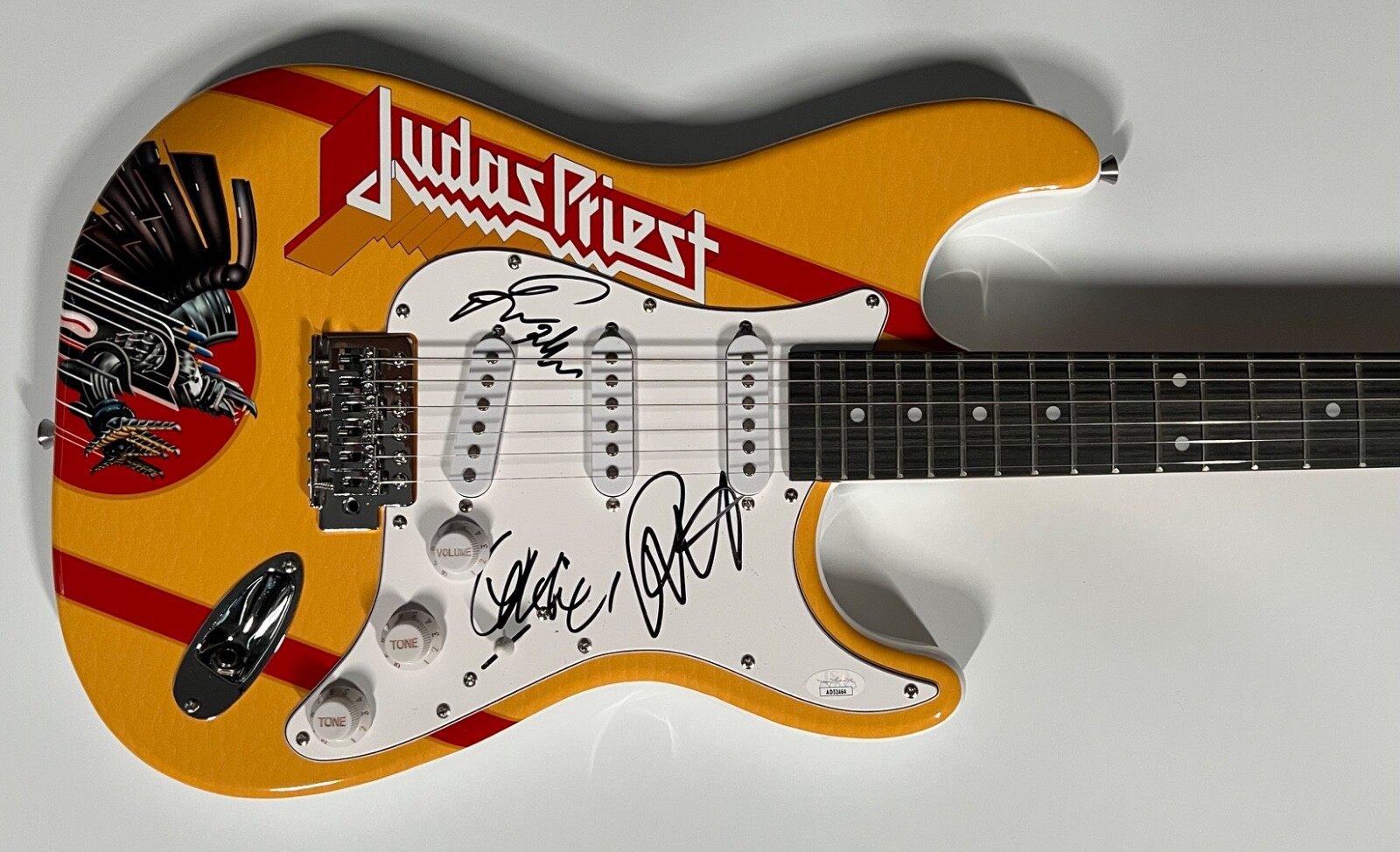 Judas Priest JSA Autograph Signed Guitar Rob Halford Ian Hill Glenn Tipton