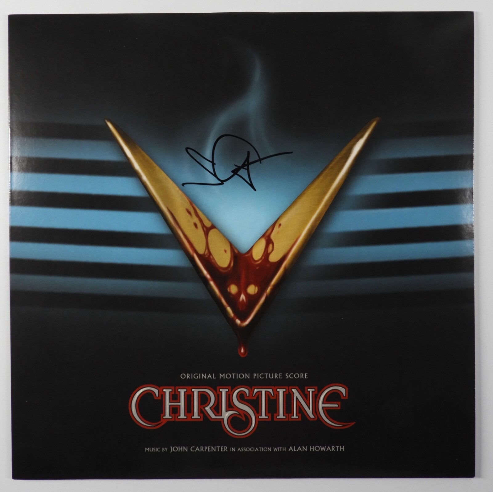 Christine John Carpenter Signed Autograph JSA Album Soundtrack Blue Vinyl