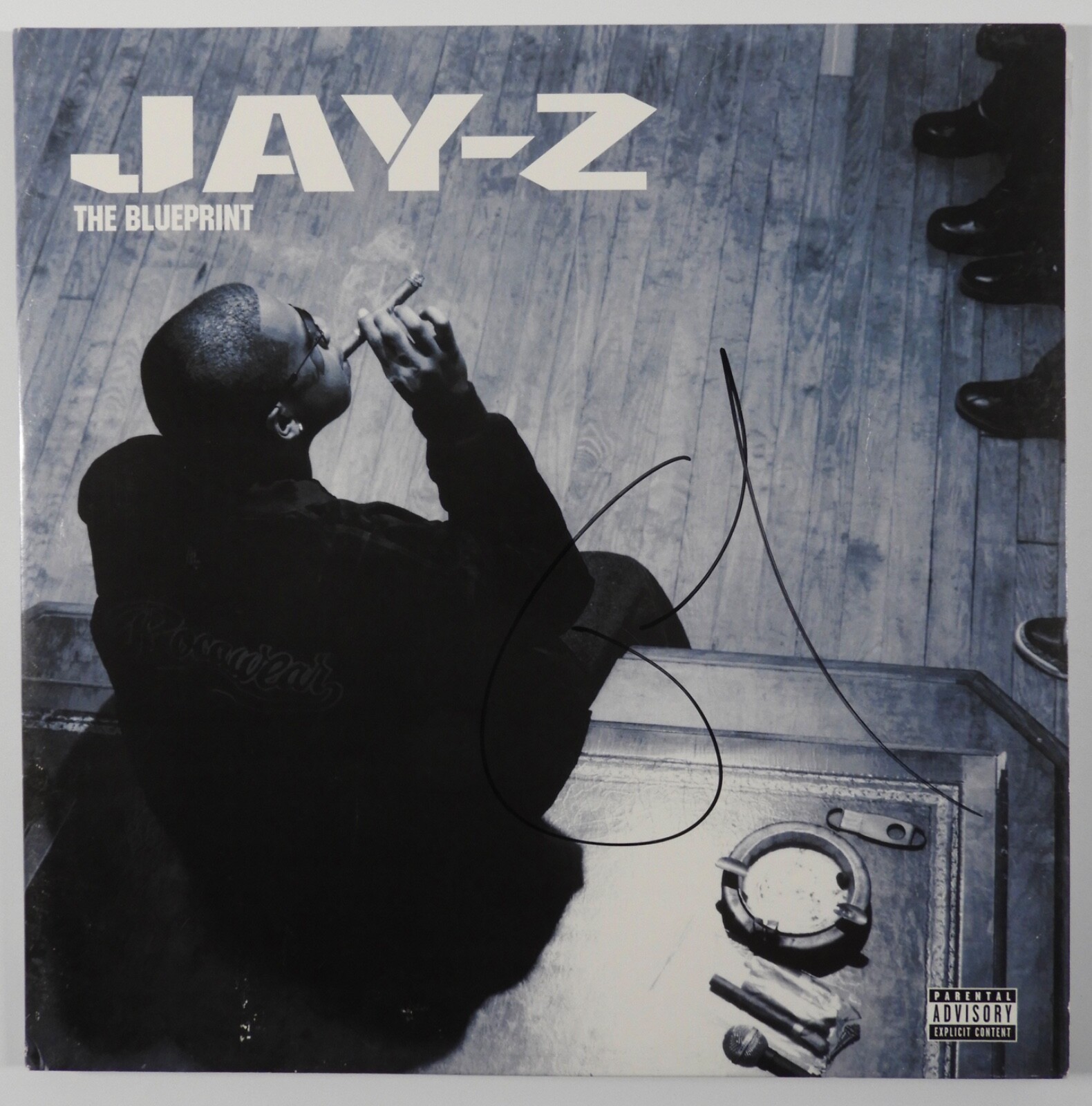 Jay Z ACOA Signed Autograph Record Album Vinyl The Blueprint