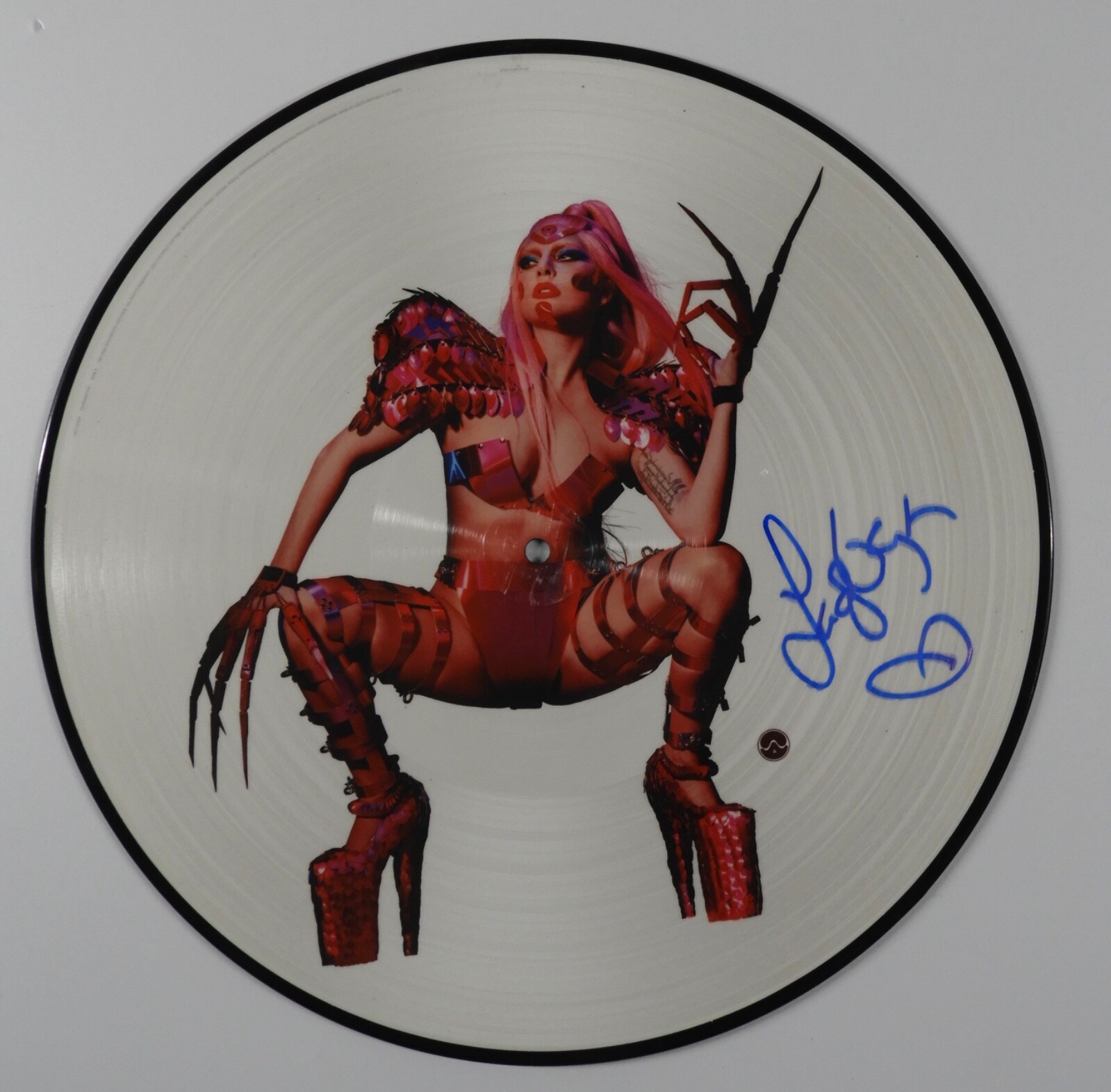 Lady Gaga ACOA Signed Autograph Record Album Vinyl Picture Disc Chromatica
