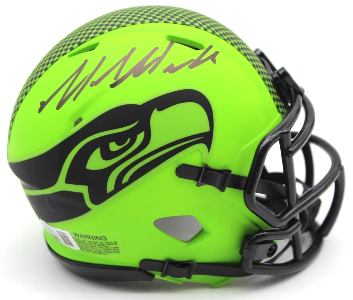 Mike Macdonald Signed Seattle Seahawks Mini Football Helmet w/Beckett BR63062