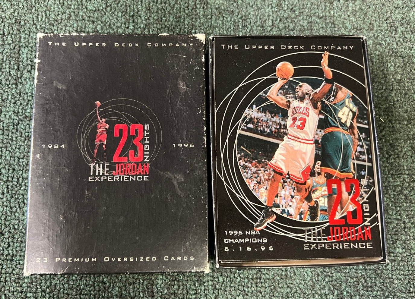UPPER DECK NIGHTS THE JORDAN EXPERIENCE BASKETBALL CARD SET W/BOX COLLECTIBLE MEMORABILIA
