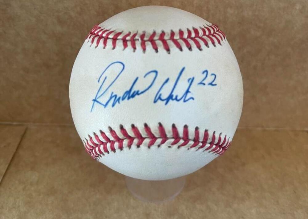 RONDELL WHITE MONTREAL EXPOS SIGNED AUTOGRAPHED N.L. BASEBALL BECKETT AUTH