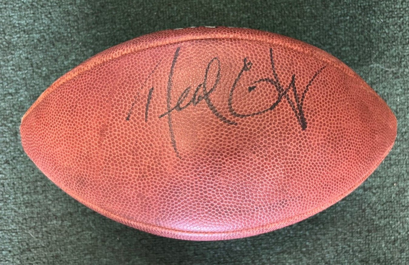 NEAL COLZIE OAKLAND RAIDERS SIGNED AUTOGRAPHED OFFICIAL GAME BALL ART BECKETT