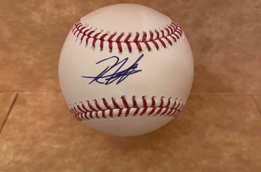RECE HINDS REDS SIGNED AUTOGRAPHED M.L. BASEBALL BECKETT AUTH