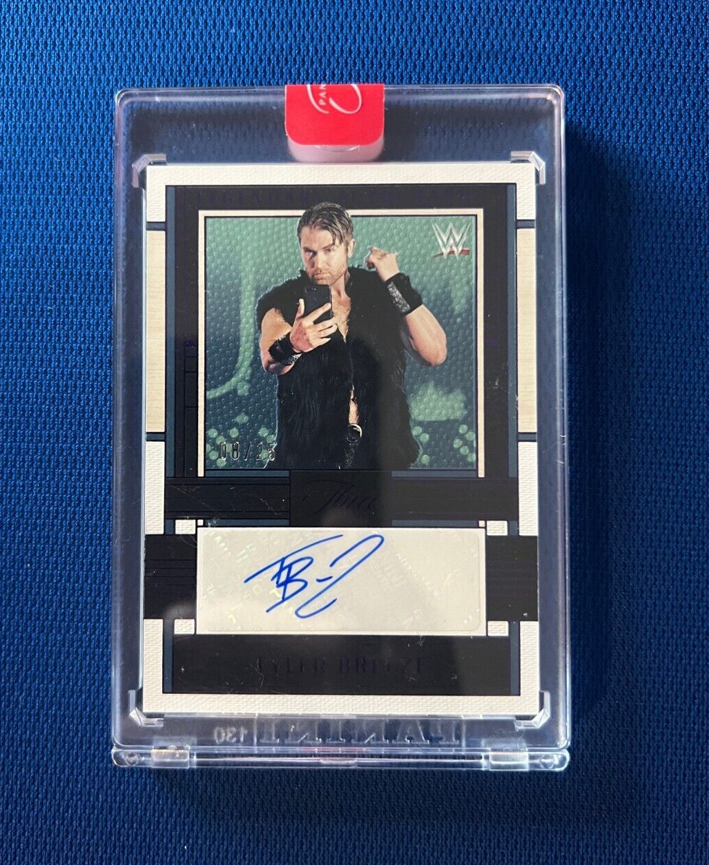 2024 PANINI THREE COUNT TYLER BREEZE WWE LEGENDS AUTO SIGNED /25 LA-TBZ