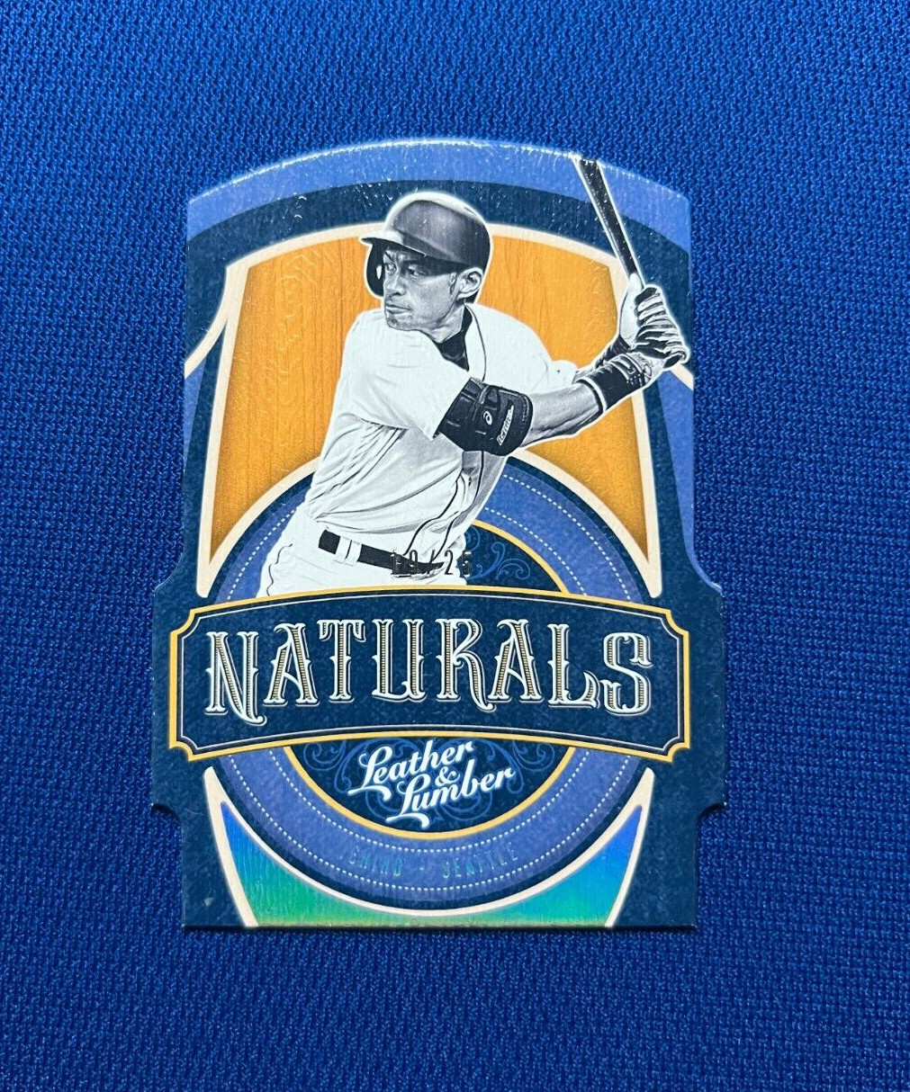 2019 PANINI LEATHER & LUMBER ICHIRO NATURALS REFRACTOR CARD /25 #N-11