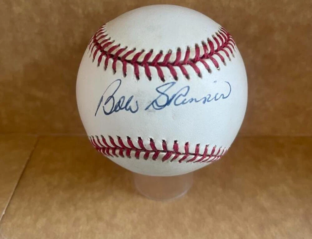 BOB SKINNER PIRATES/CARDINALS SIGNED AUTOGRAPHED N.L. BASEBALL BECKETT AUTH