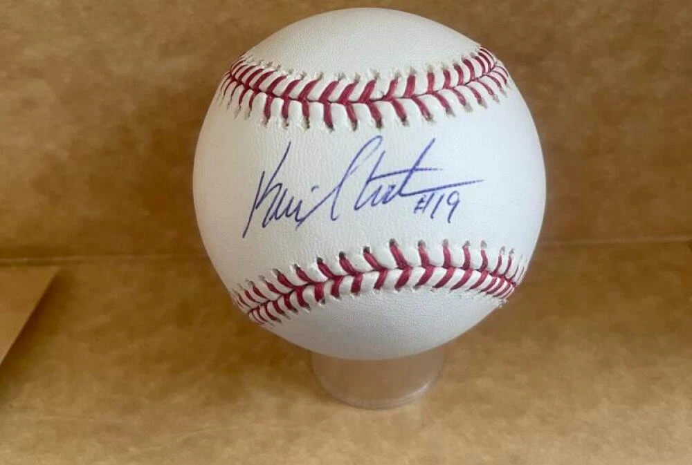 KEVIN STOCKER PHILLIES SIGNED AUTOGRAPHED M.L. BASEBALL BECKETT AUTH