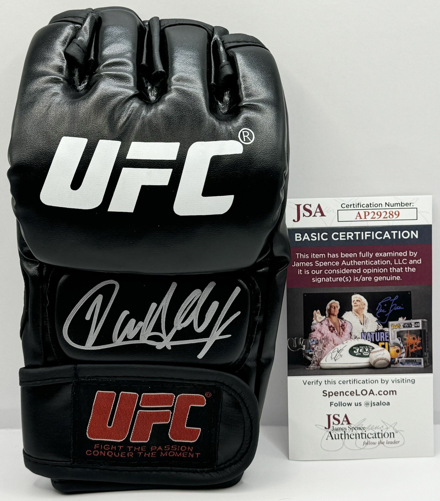 Jose Aldo Signed Autographed UFC Fighter Glove JSA COA