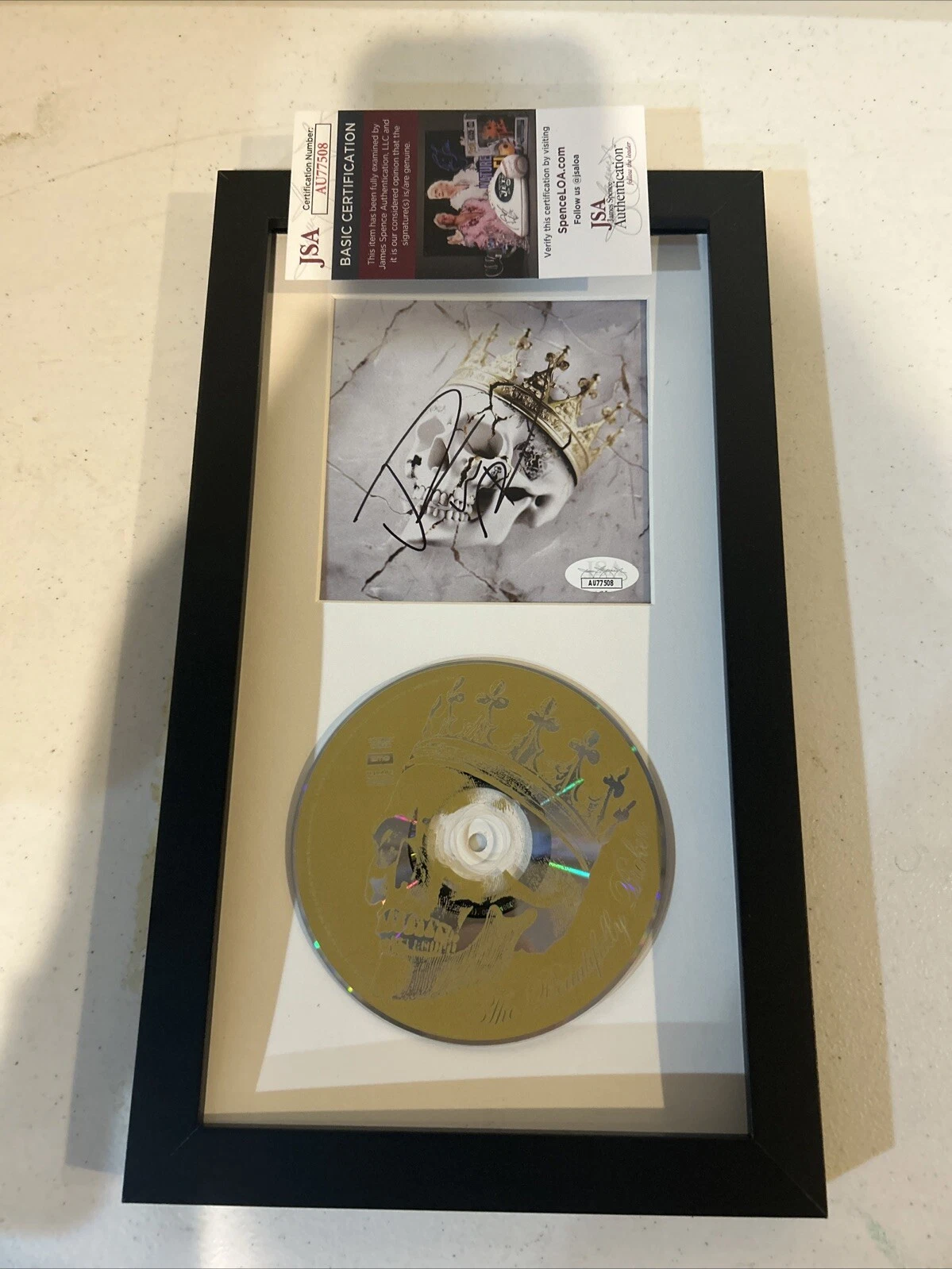 JELLY ROLL SIGNED AUTOGRAPH FRAMED CD DISPLAY JSA COA BEAUTIFULLY BROKEN ALBUM