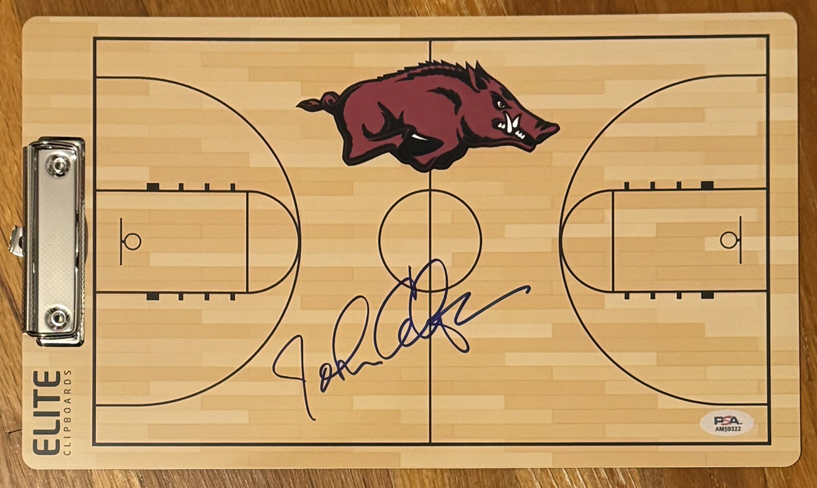 John Calipari Signed Autographed Arkansas Razorbacks Coaches Clipboard PSA/DNA