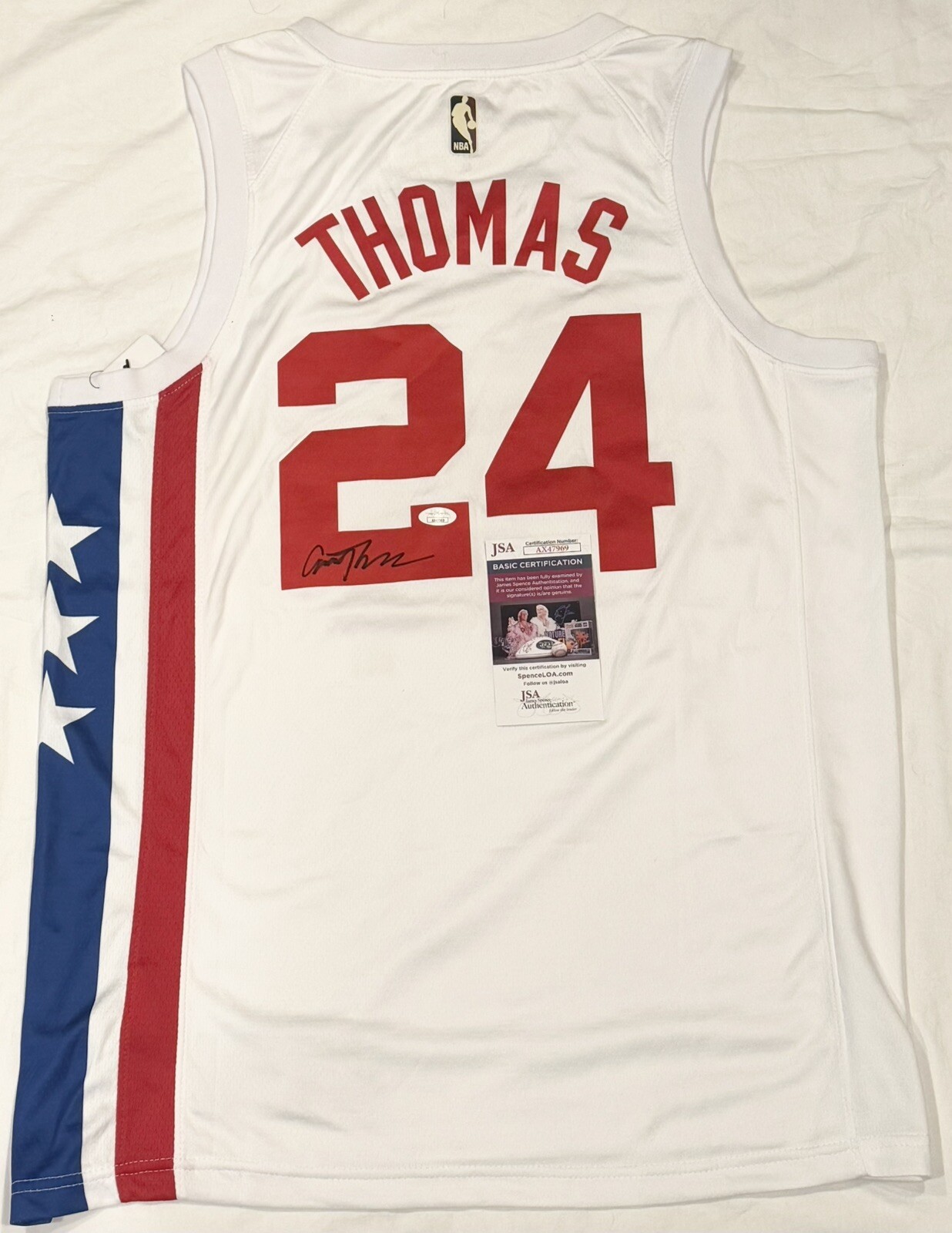 Cam Thomas Signed Autographed Brooklyn Nets Jersey JSA COA