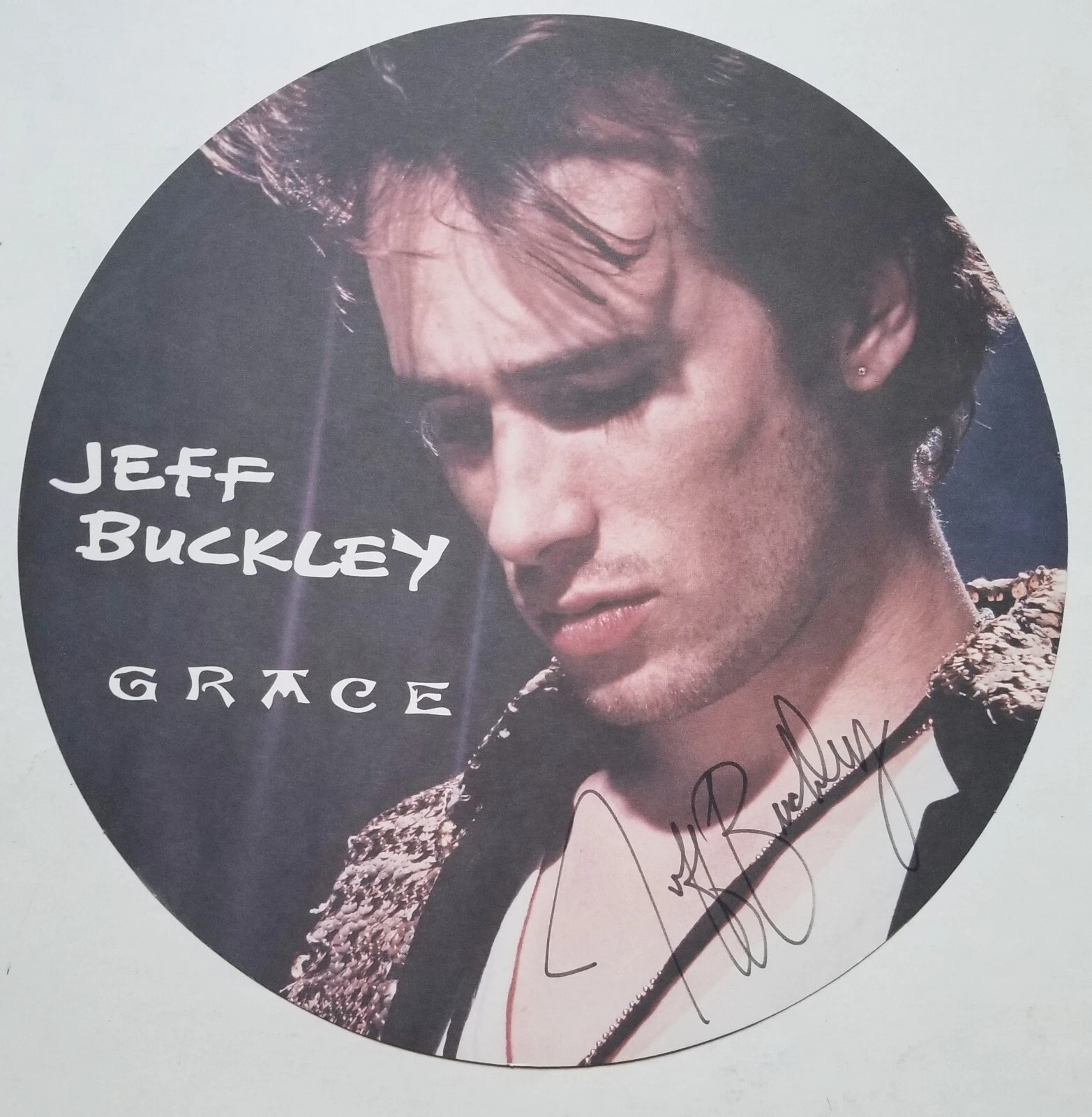 Jeff Buckley REAL hand SIGNED Grace Album Record Flat JSA LOA Autographed RARE