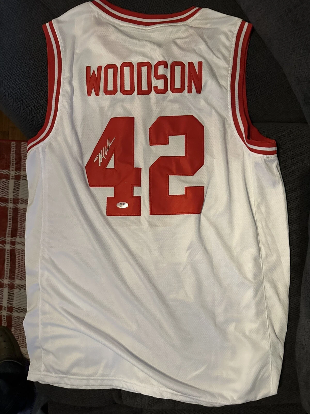 Mike Woodson SIGNED Indiana Hoosiers Stitched Jersey PSA Authenticated XL