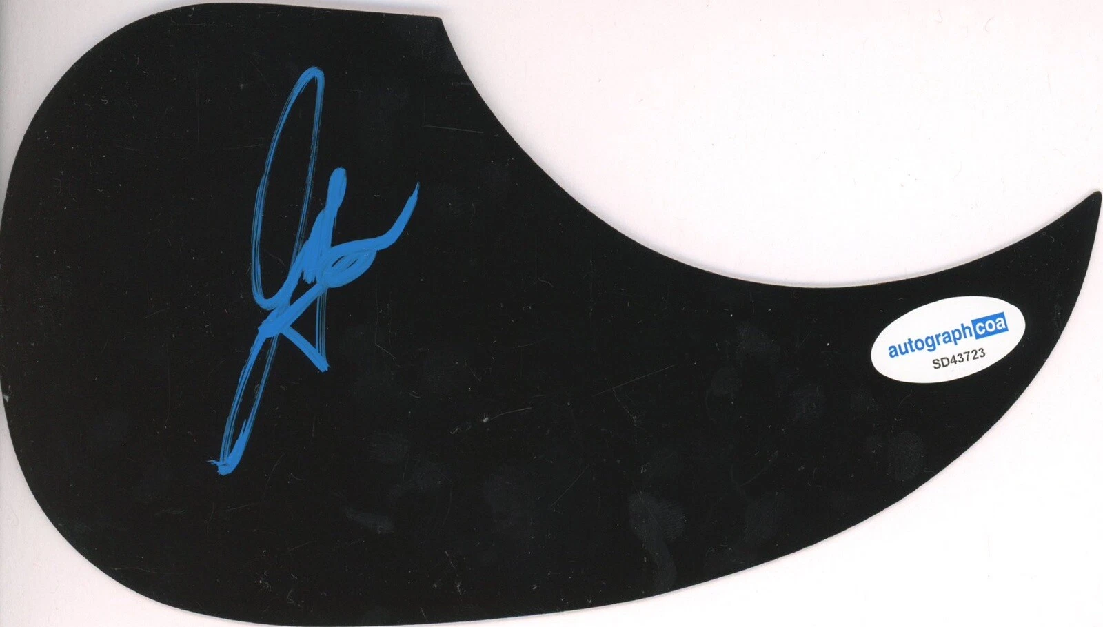 JOEY FATONE SIGNED AUTOGRAPH ACOUSTIC GUITAR PICKGUARD ACOA NSYNC