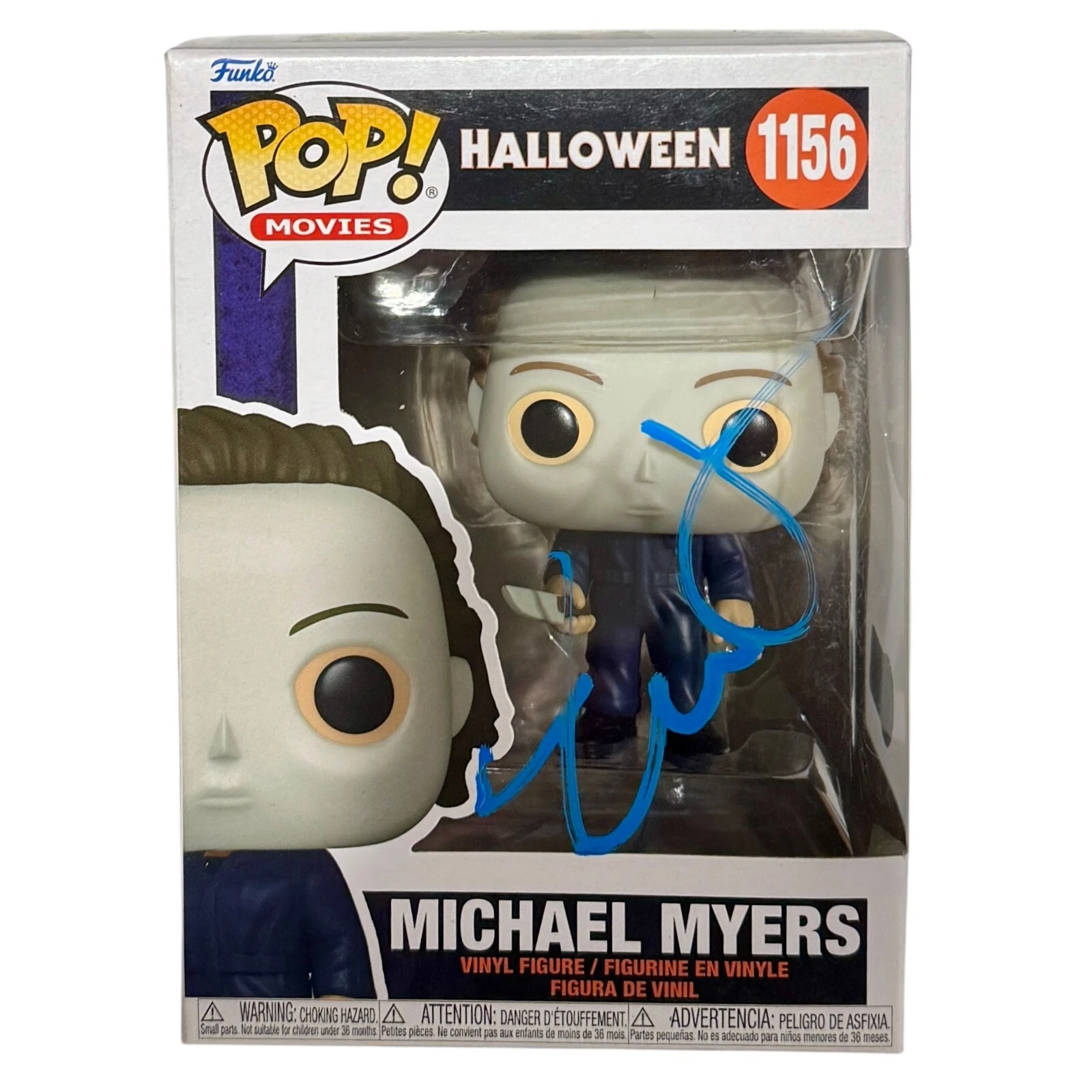 Jamie Lee Curtis Signed Autograph Halloween Michael Myers Funko Pop Beckett COA