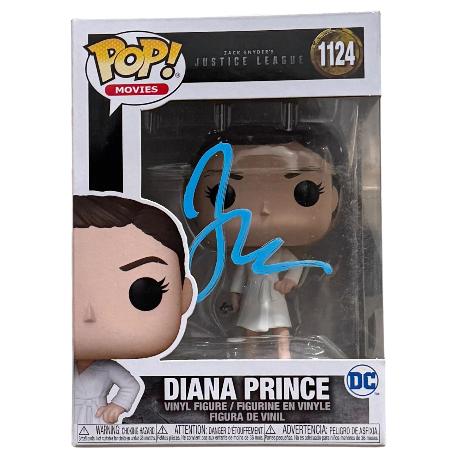 ZACK SNYDER SIGNED JUSTICE LEAGUE FUNKO POP DIANA PRINCE AUTOGRAPH BECKETT COA COLLECTIBLE MEMORABILIA