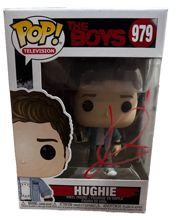 Jack Quaid Signed Autographed Funko Pop Hughie The Boys #979 Beckett COA