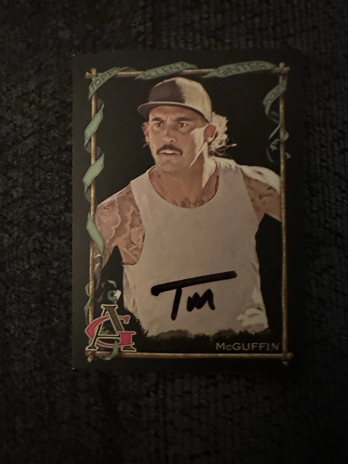 Tyson Mcguffin Signed Trading Card Autographed Allen & Ginter