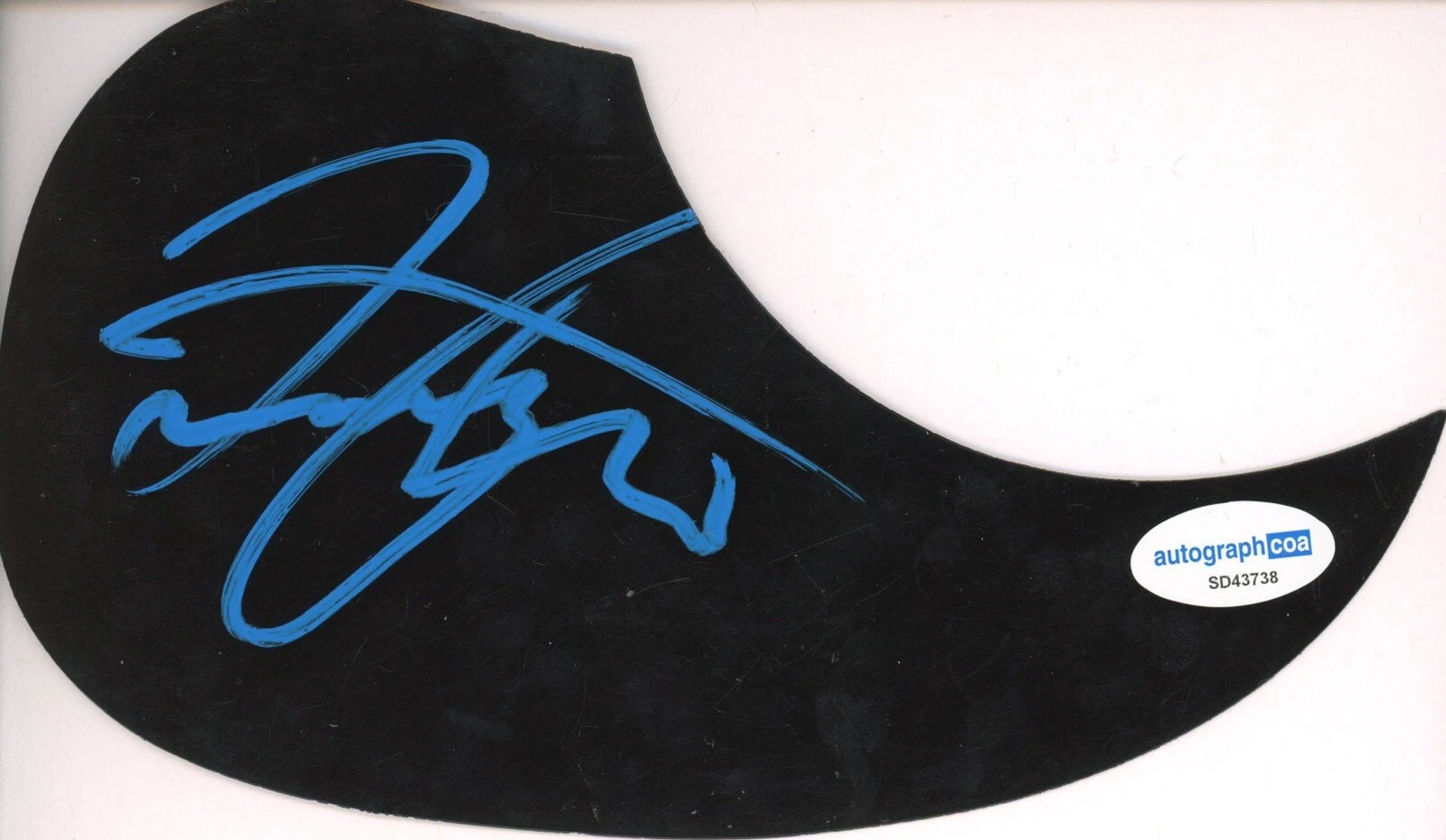 TAYLOR MCCALL SIGNED AUTOGRAPH ACOUSTIC GUITAR PICKGUARD ACOA COUNTRY STAR