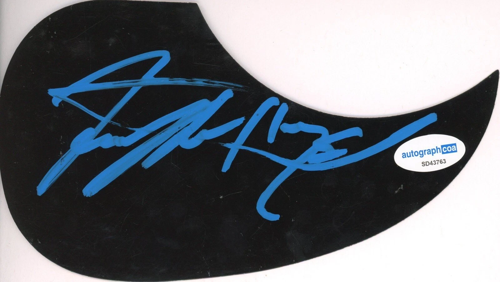 TAYLOR MCCALL SIGNED AUTOGRAPH ACOUSTIC GUITAR PICKGUARD ACOA COUNTRY STAR