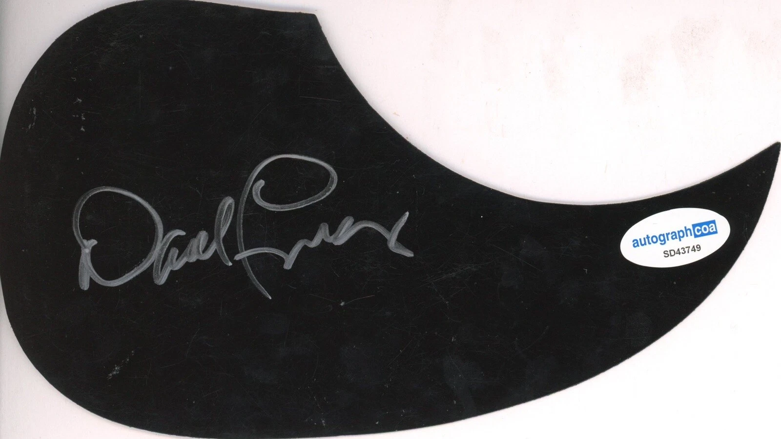 DAVID FREIBERG JEFFERSON AIRPLANE STARSHIP SIGNED AUTOGRAPH ACOUSTIC GUARD ACOA