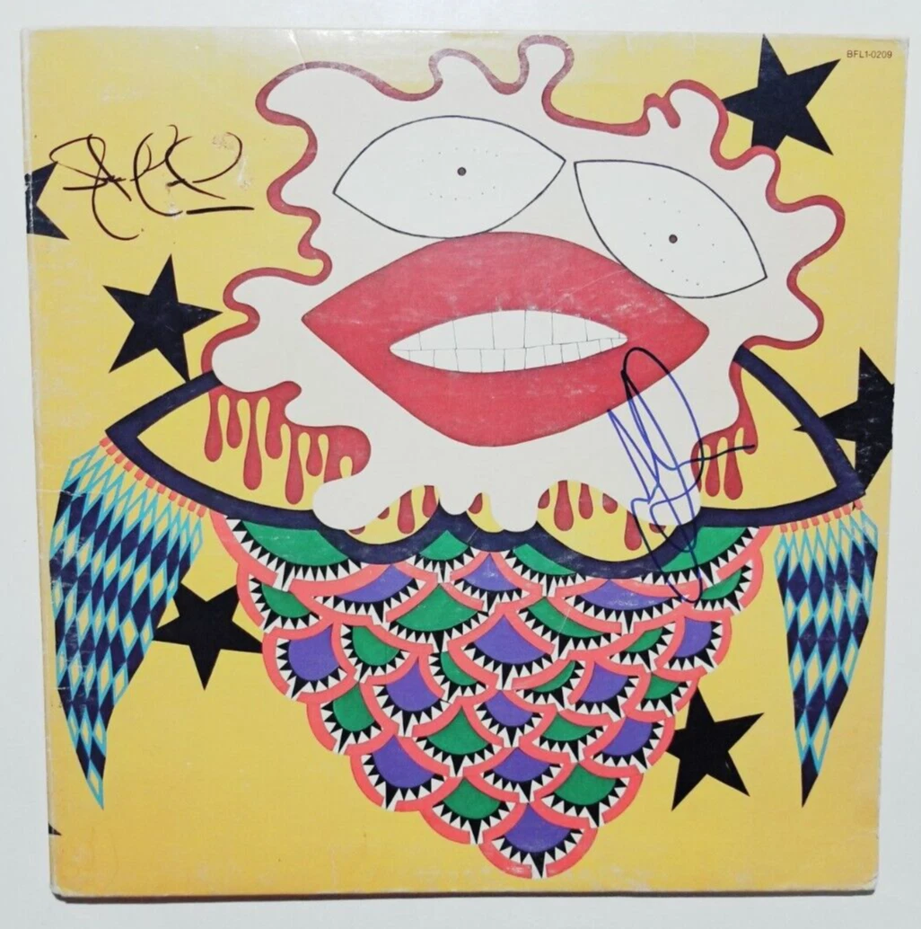 Jorma Kaukonen & Jack Casady SIGNED Quah Record Sleeve COA Hot Tuna Airplane