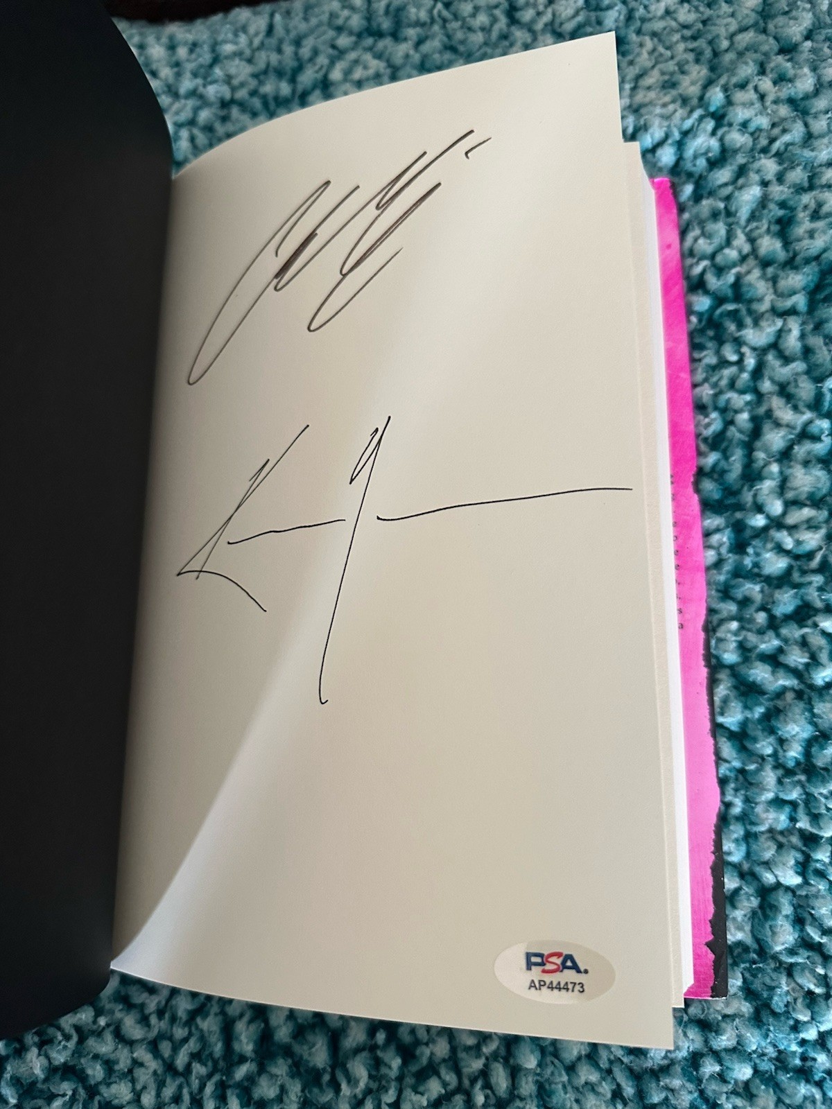 Keanu Reeves China Mieville SIGNED Hardcover Book PSA/DNA Authenticated COA