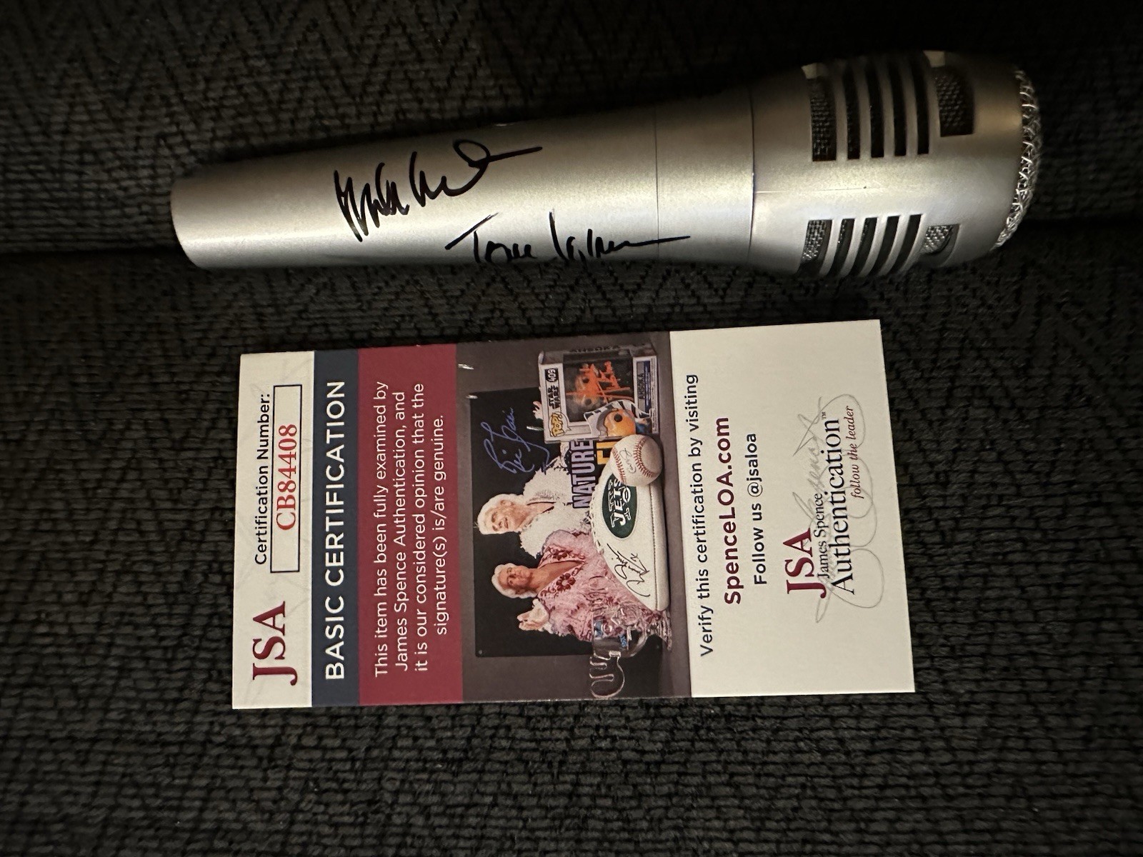 Tom Johnston & Michael McDonald Signed Mic Microphone JSA Authentication COA