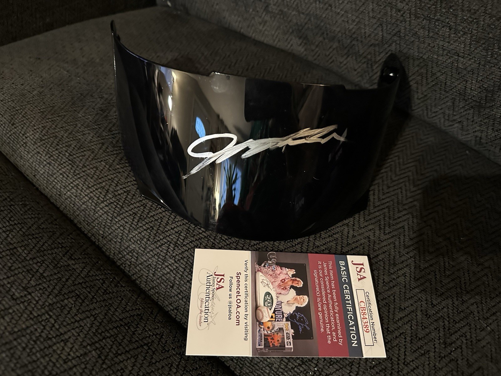 Jeff Gordon Signed F/S Full Size Helmet Visor JSA Authenticated COA Nascar