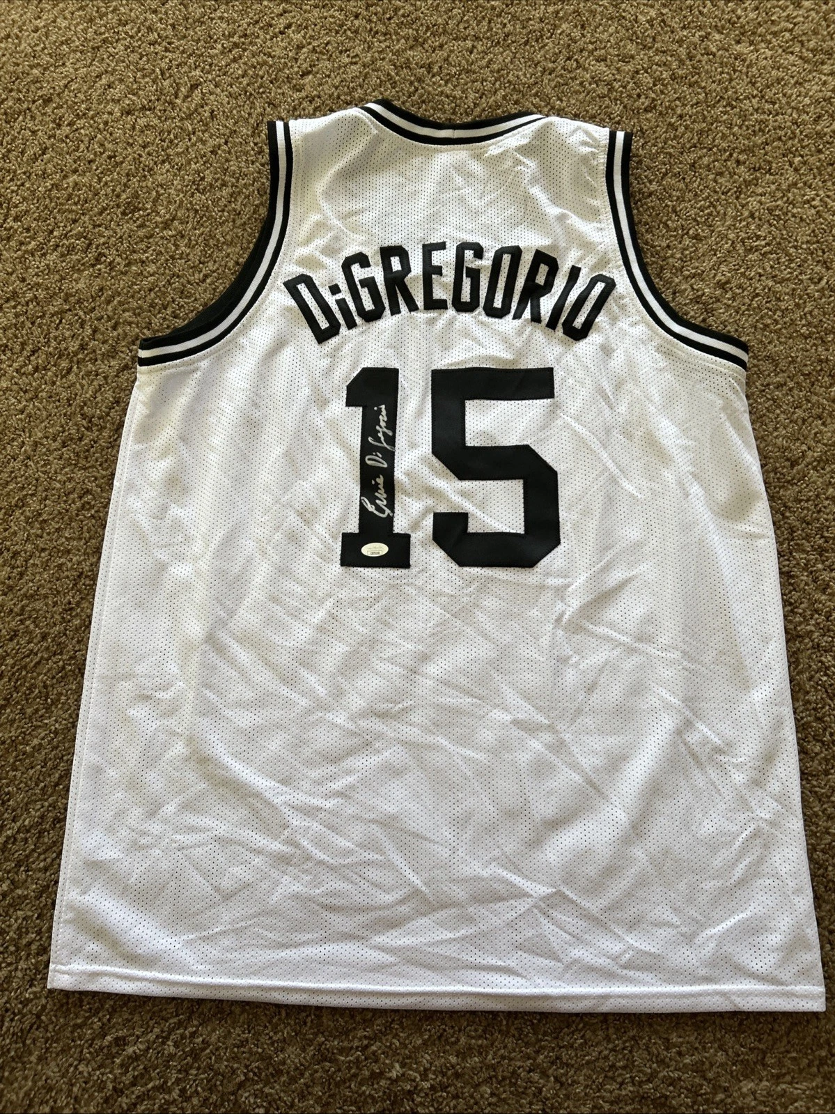 PROVIDENCE FRIARS- ERNIE DIGREGORIO SIGNED AUTOGRAPH JERSEY JSA COA BUFFALO