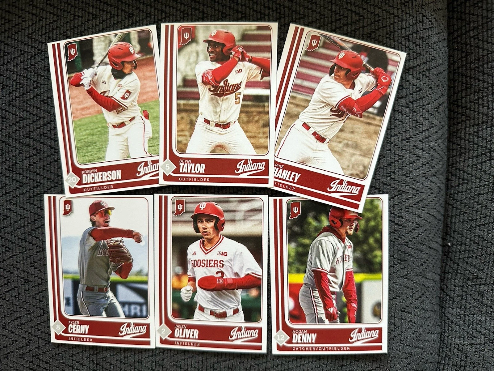 2025 Indiana Hoosiers Baseball 41 Trading Card Set Devin Taylor Jake Hanley ++