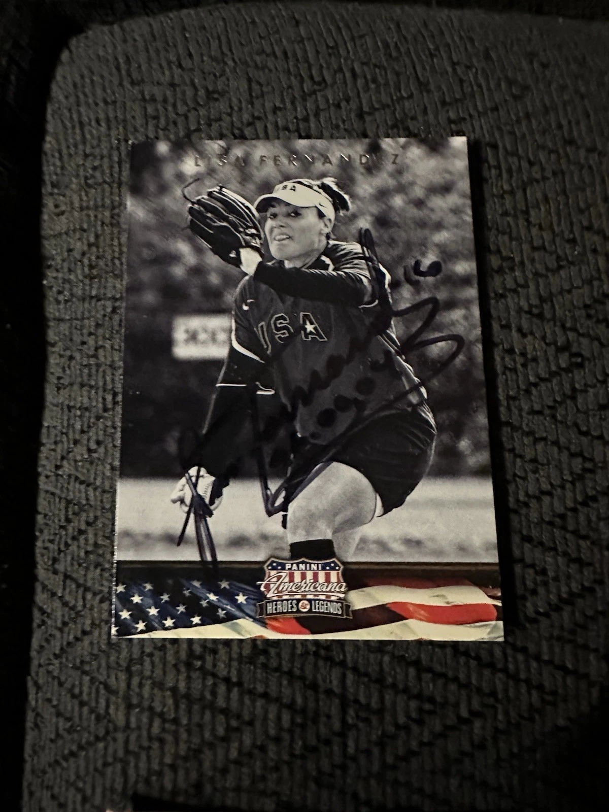Lisa Fernandez Signed Trading Card Autographed Softball Legend