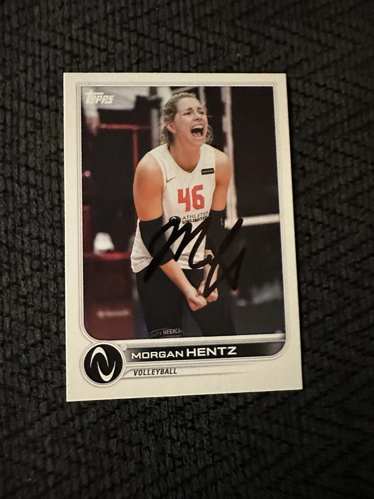 Morgan Hentz Signed In Person Trading Card Autographed