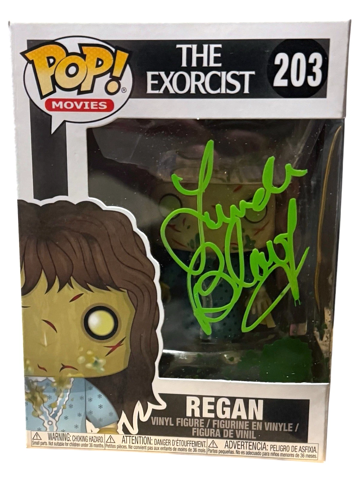 Linda Blair Signed Autographed The Exorcist Funko Pop Figure Regan Beckett COA