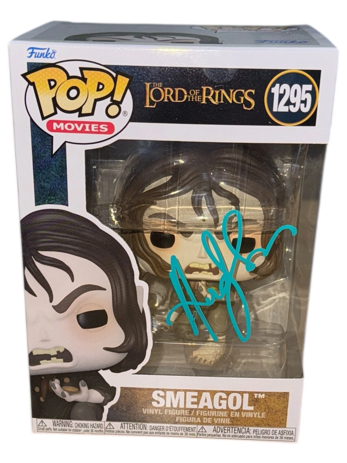 Andy Serkis The Lord of the Rings Signed Smeagol Funko Pop Autograph Beckett COA