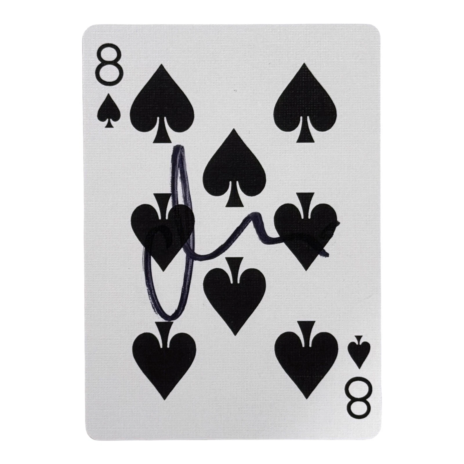 Matt Damon Signed Autograph Playing Card Rounders Mike McDermott 8 of Spades COA