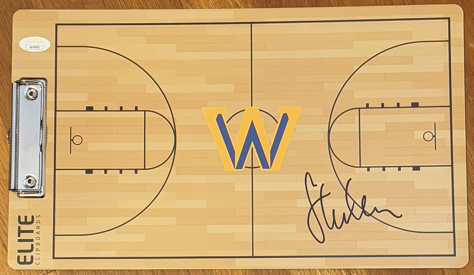 Steve Kerr Signed Autographed Golden State Warriors Coaches Clipboard JSA COA