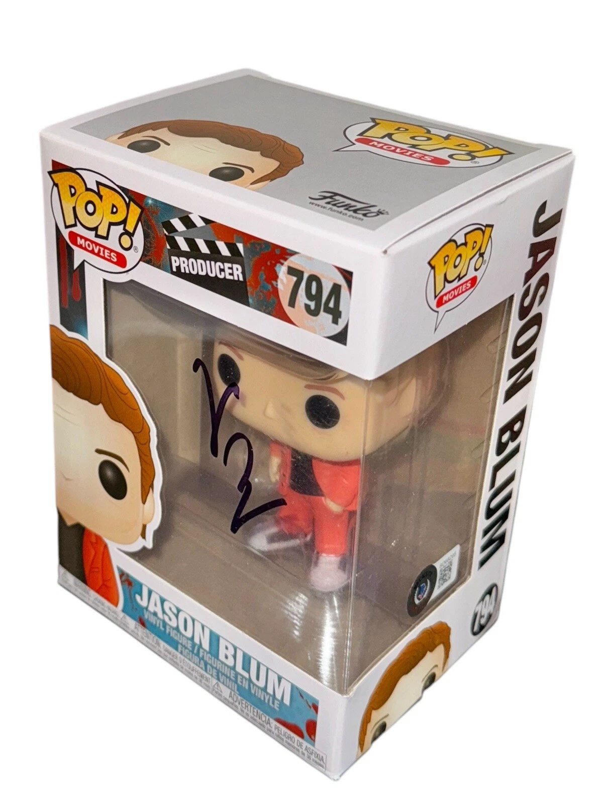 Jason Blum Signed Movie Producer Funko Pop Horror Autograph Halloween BAS COA