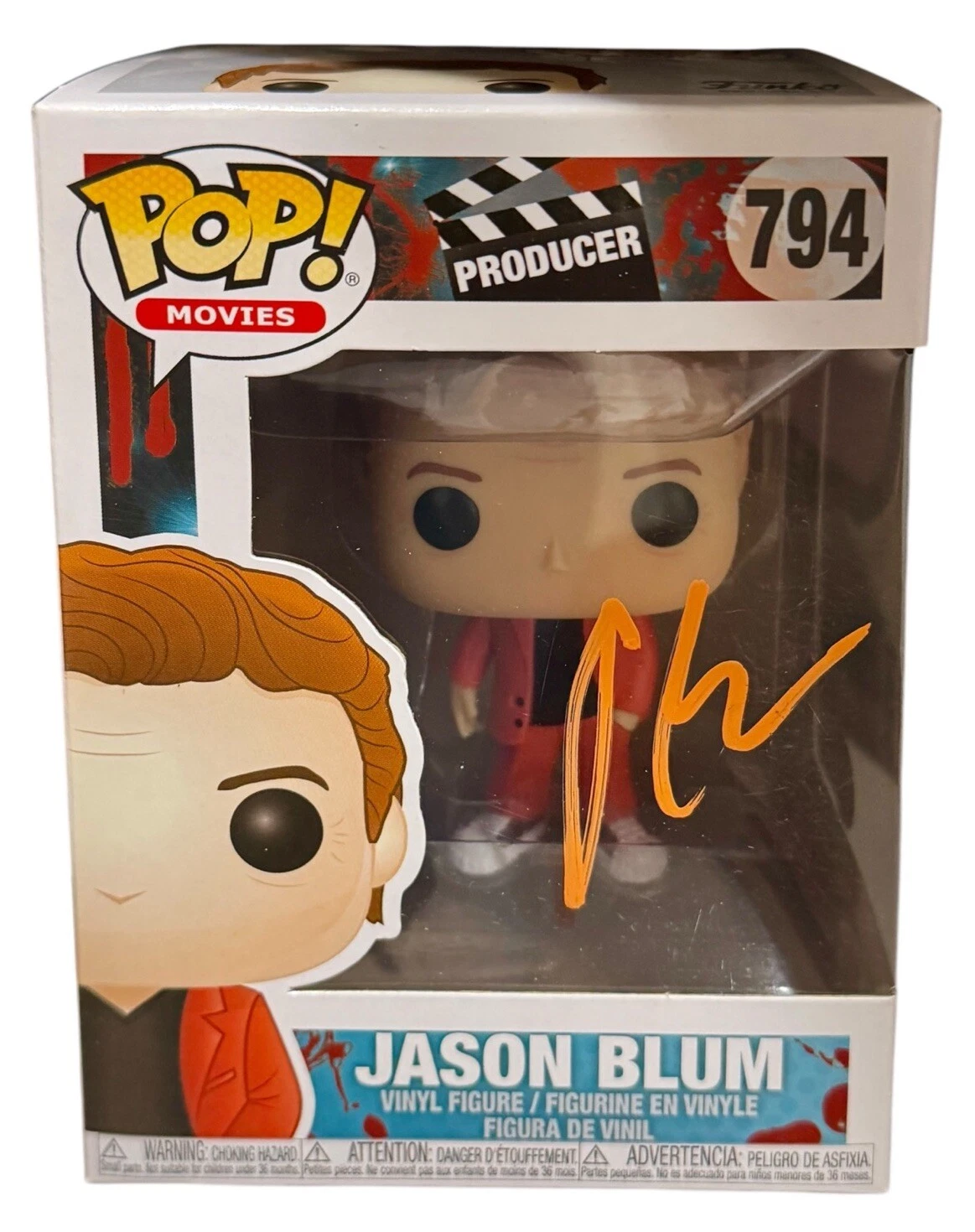 Jason Blum Signed Movie Producer Funko Pop Horror Autograph Blumhouse Beckett