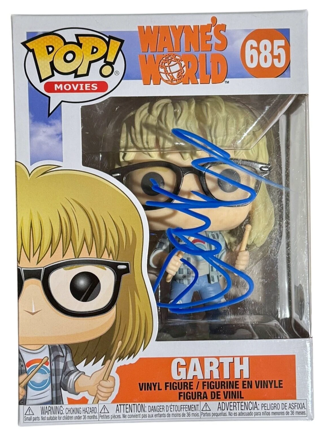 Dana Carvey Signed Wayne's World Garth Funko Pop #685 Autograph Beckett COA