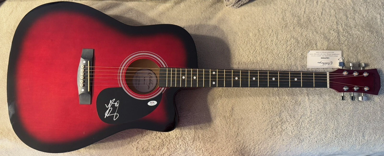 Lainey Wilson Signed Autographed Full Body Guitar Heart Like Truck PSA/DNA