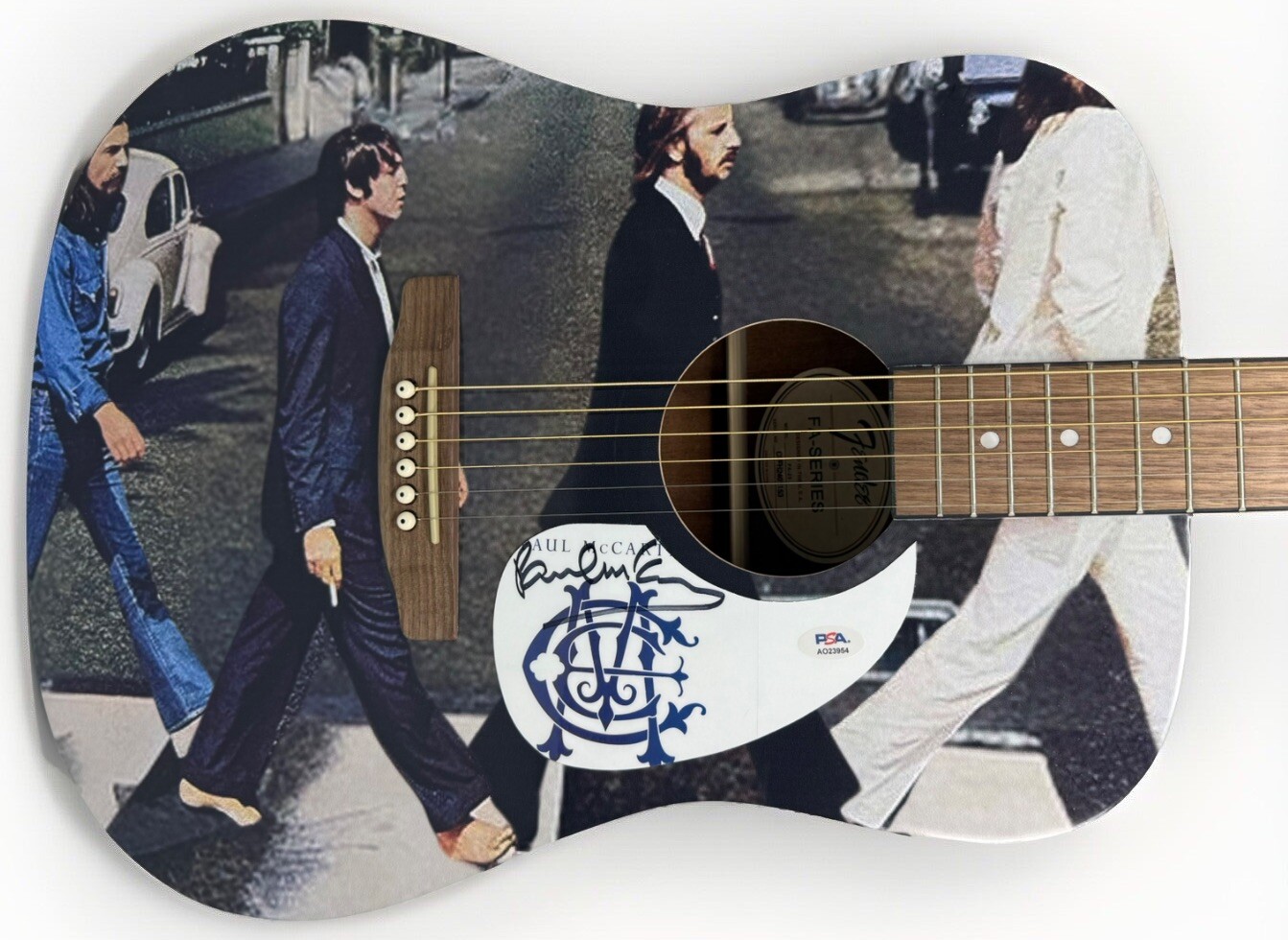 PSA/DNA Paul McCartney Signed Limited Edition Fender Acoustic Guitar Beatles