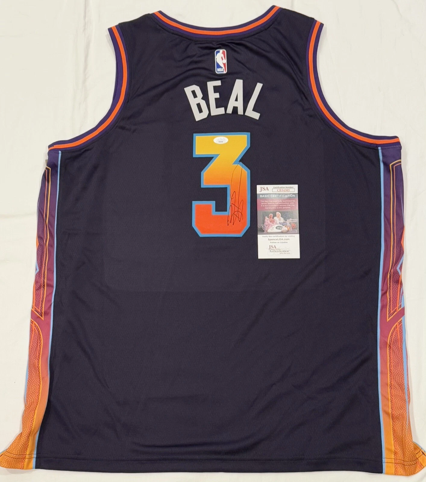 Bradley Beal Signed Autographed Phoenix Suns Jersey JSA COA